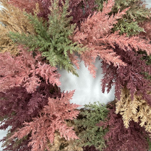 🌿SOLD🌿Natural Spring Wreath Multi Color Faux Astilbe - Picture 6 of 6
